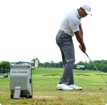 Tiger woods playing golf